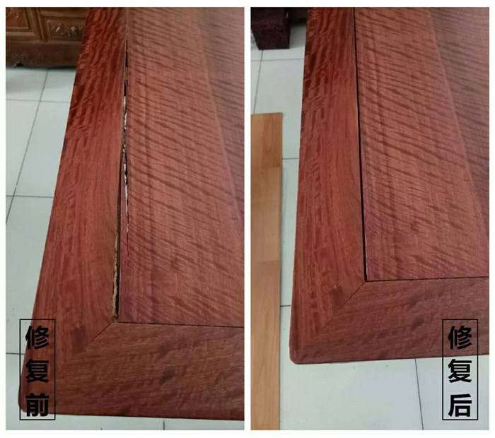 红木家具开裂图片 红木家具开裂图片